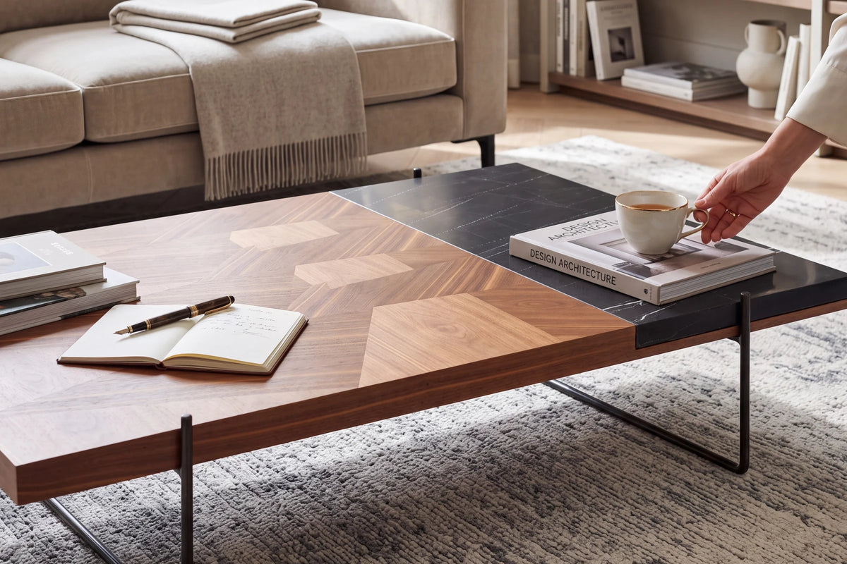 Flat Coffee Table - lifestyle