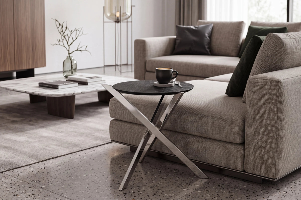 Tolso side table in a living room