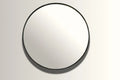 Round plain mirror Black100 cm