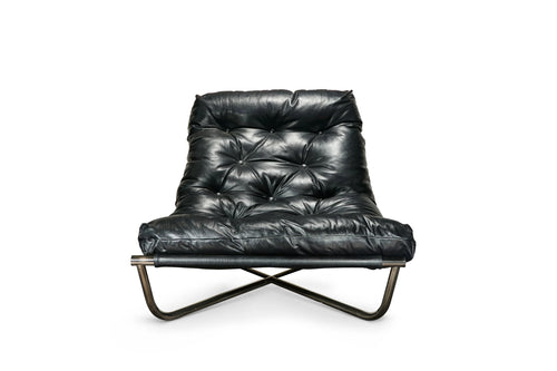 Armchair Avon - Leather Black