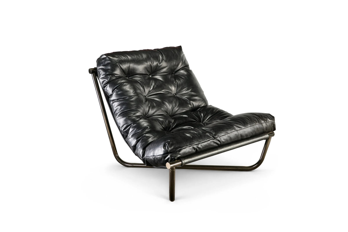 Armchair Avon - Leather Black