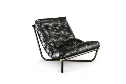 Armchair Avon - Leather Black