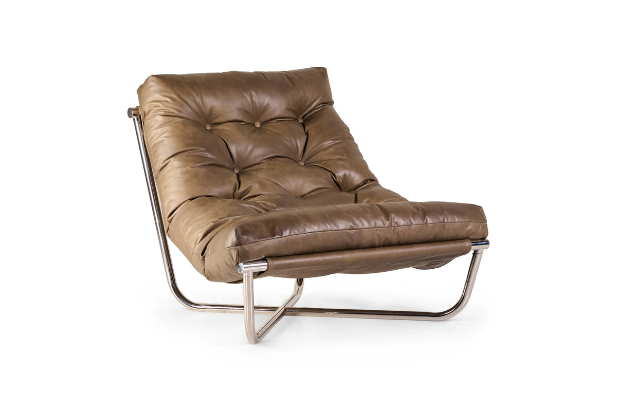 Armchair Avon - Leather Olive