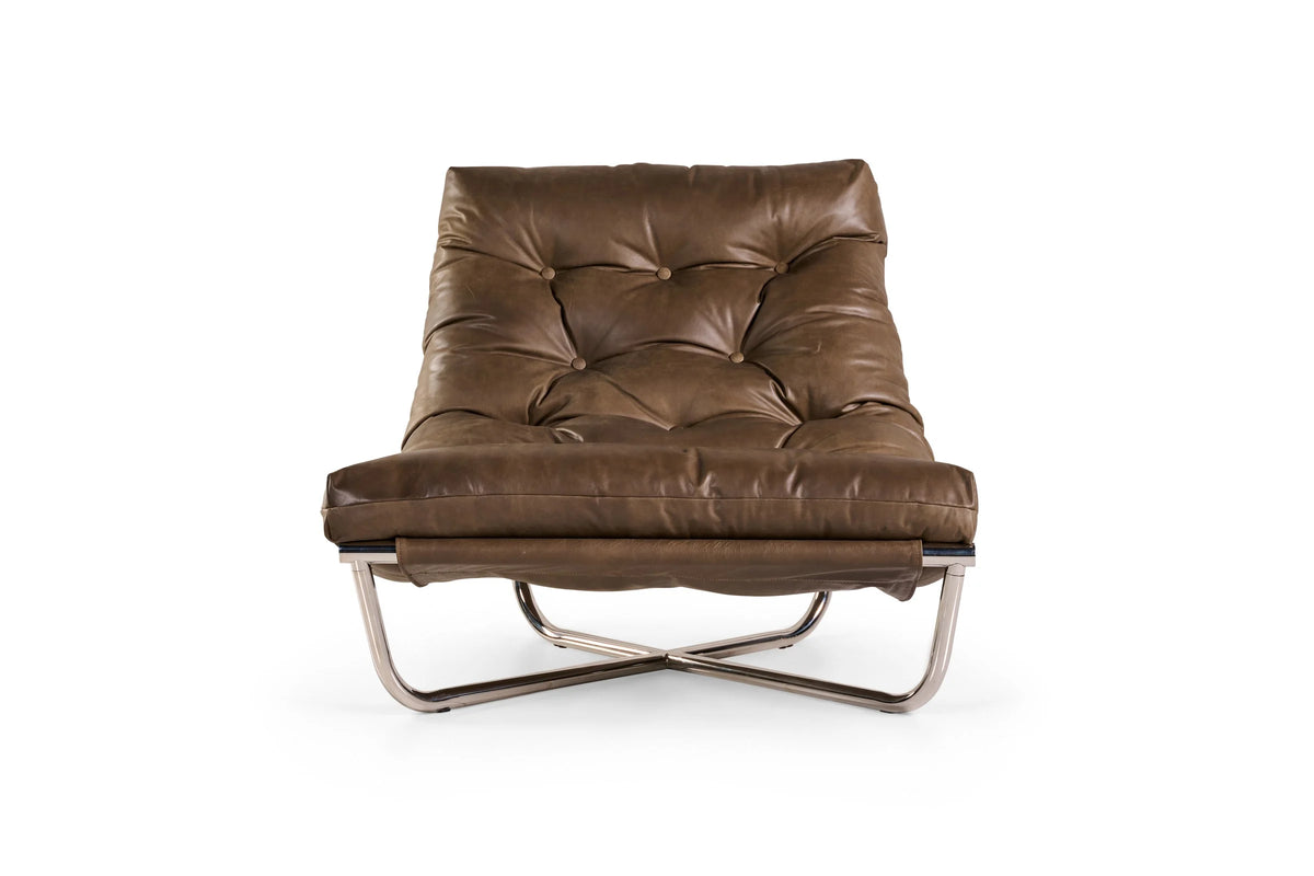 Armchair Avon - Leather Olive