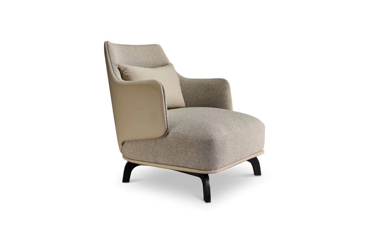 Armchair Cork - Leather Beige