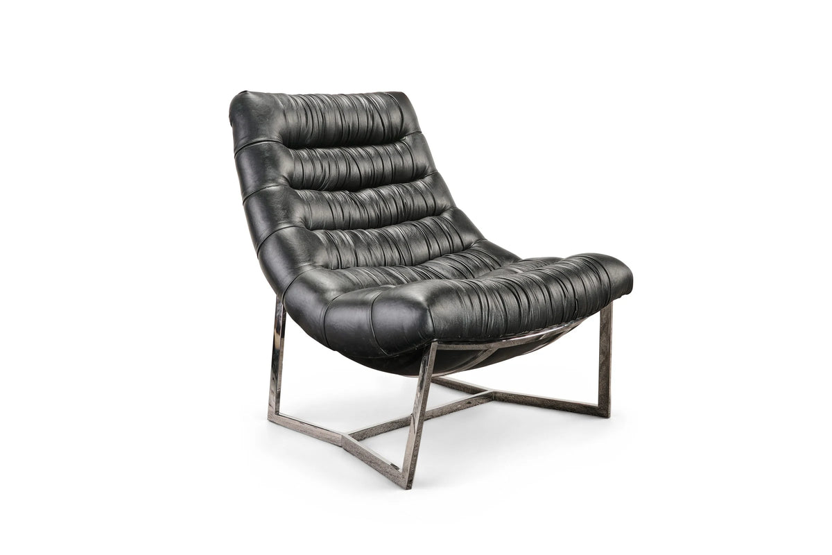 Armchair Hanz - Leather Black