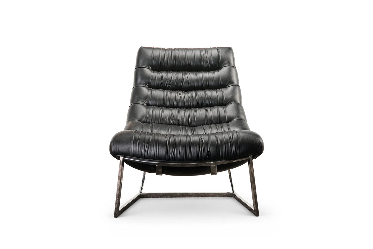 Armchair Hanz - Leather Black
