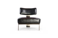 Armchair Monti - Leather Black