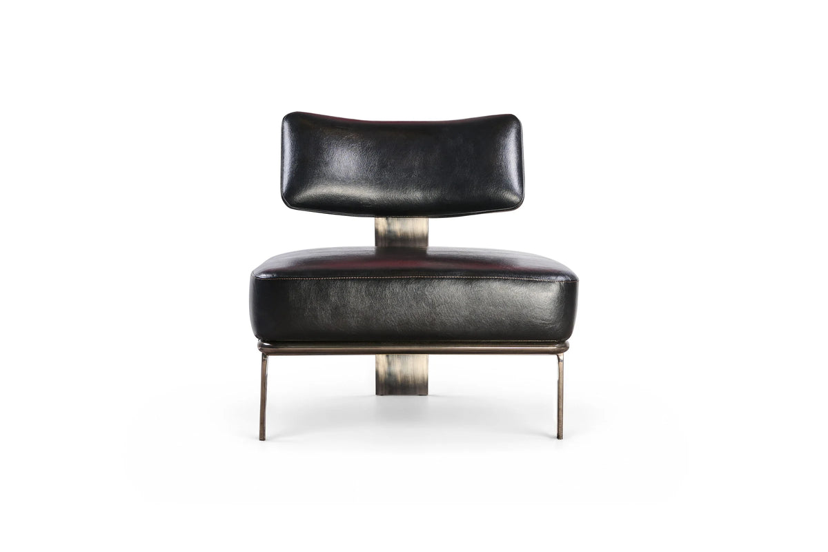 Armchair Monti - Leather Black