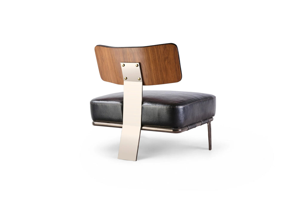 Armchair Monti - Leather Black
