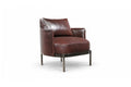 Armchair Nova - Leather Brown