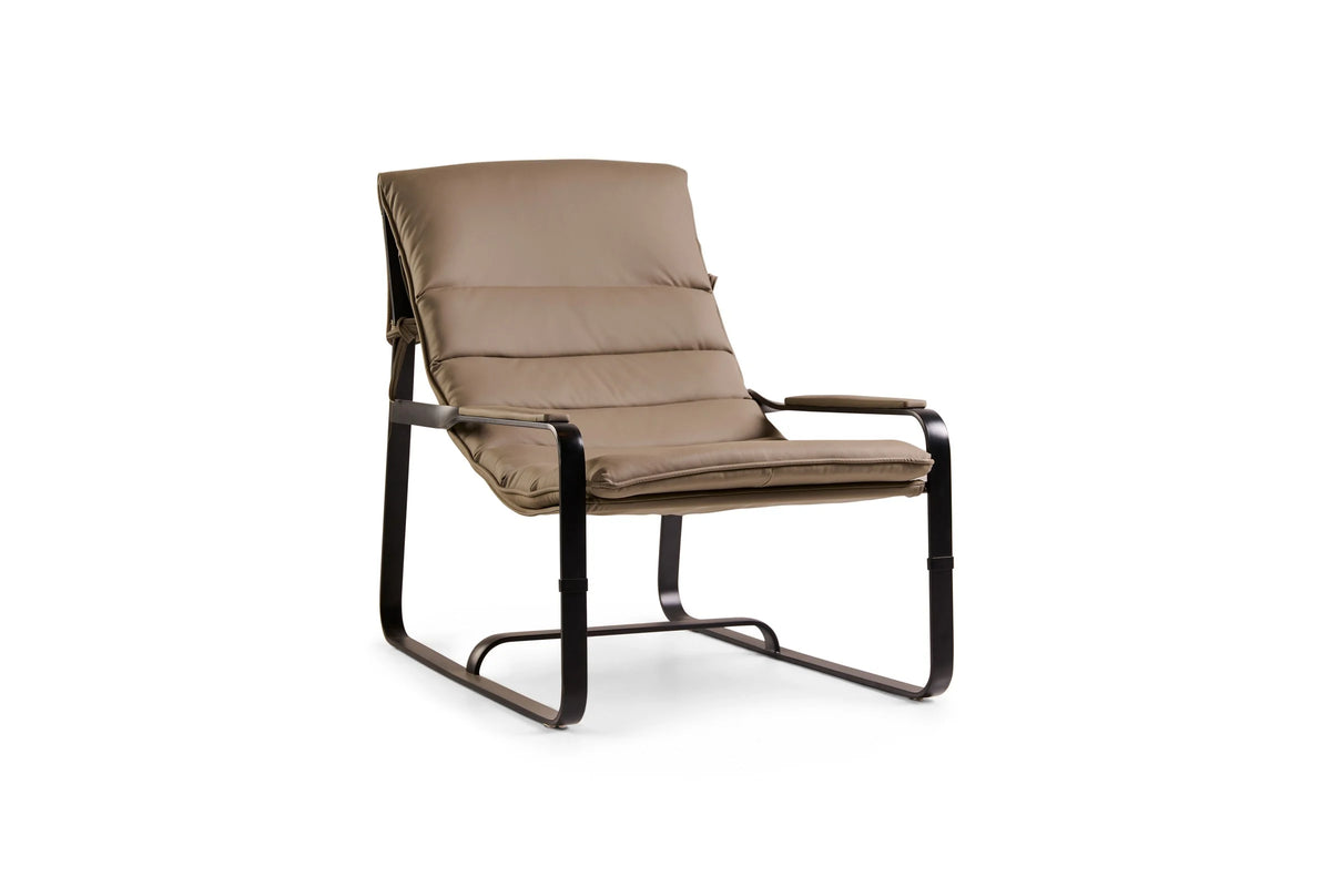 Armchair Snow - Leather Off-white