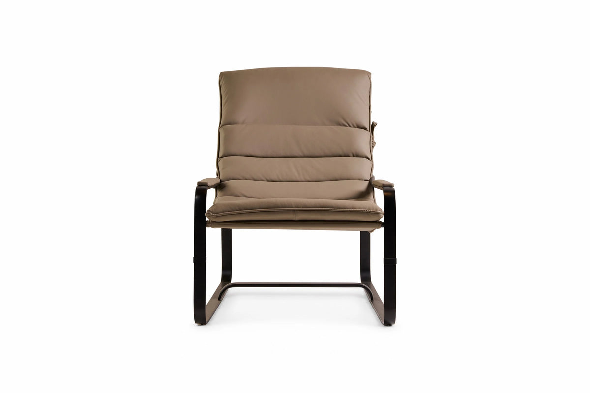Armchair Snow - Leather Off-white