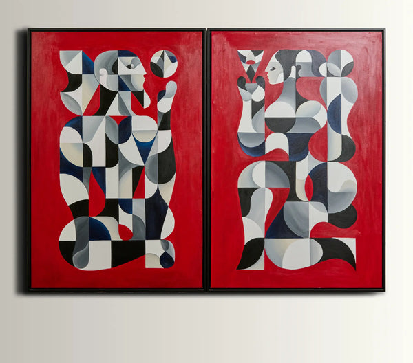 Femme Rouge Painting 175*115