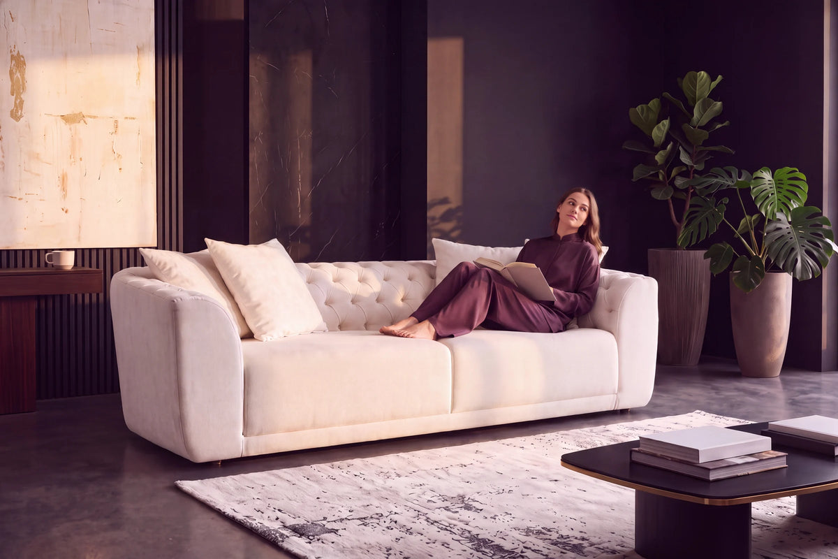 Cloud Sofa - Fabric Off-white lifestyle