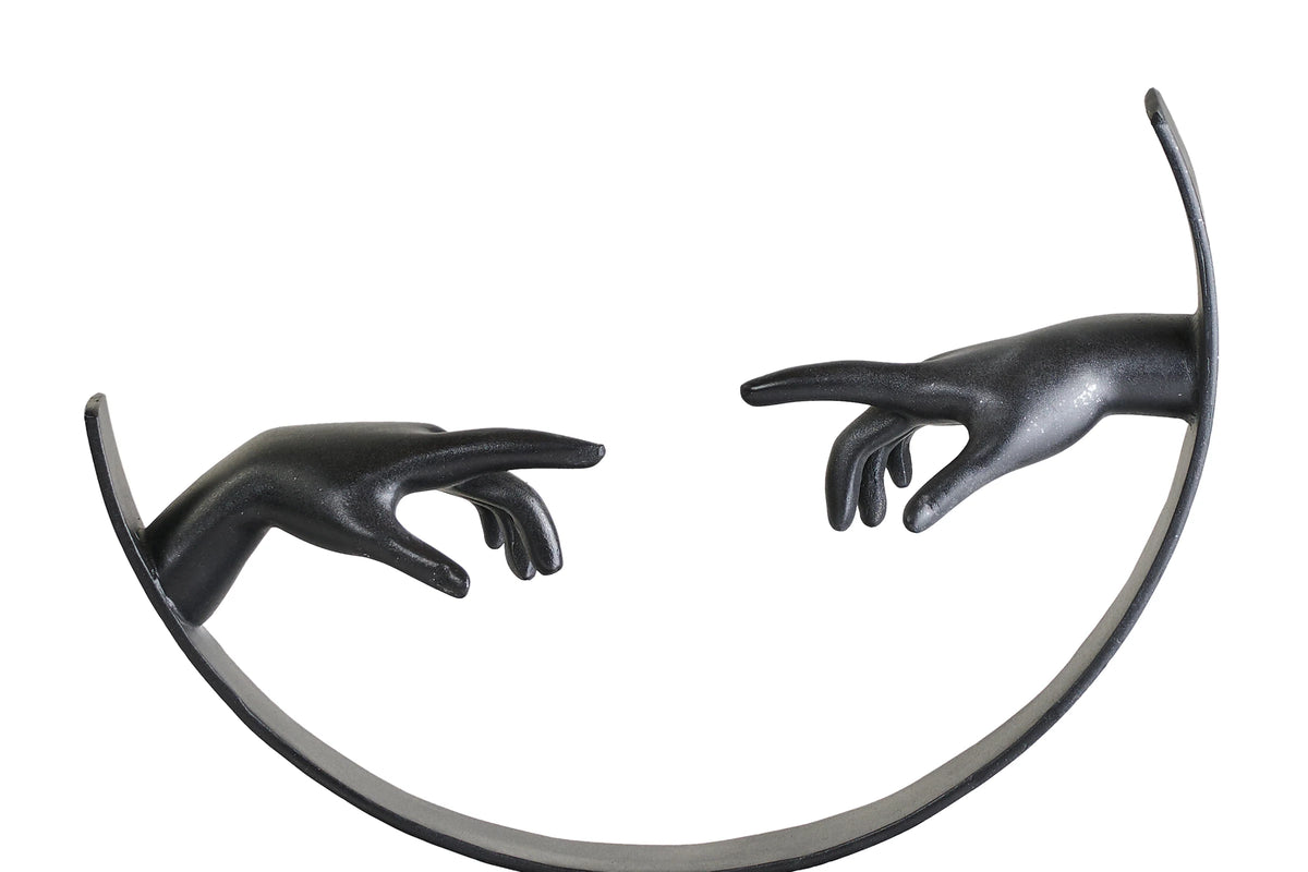 Fiber Human Hands sculpture Acc - Narra
