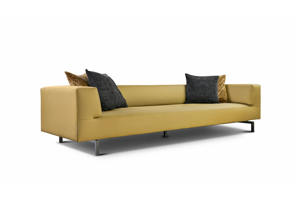 Sofa Cilantro - Leather Mustard