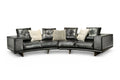 Sofa Curvy Prada - Leather Black