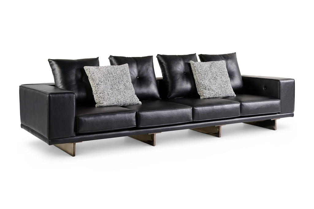 Sofa Prada - Leather Black