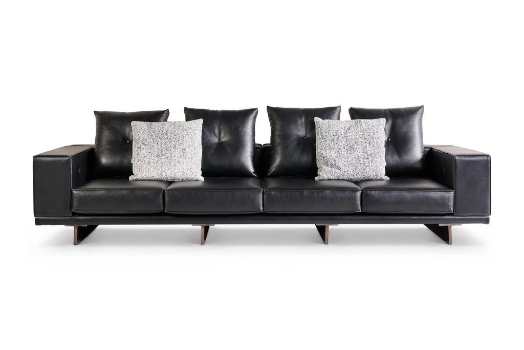 Sofa Prada - Leather Black